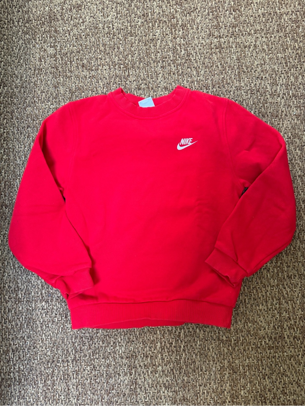 Nike Kids Red Crewneck Sweatshirt